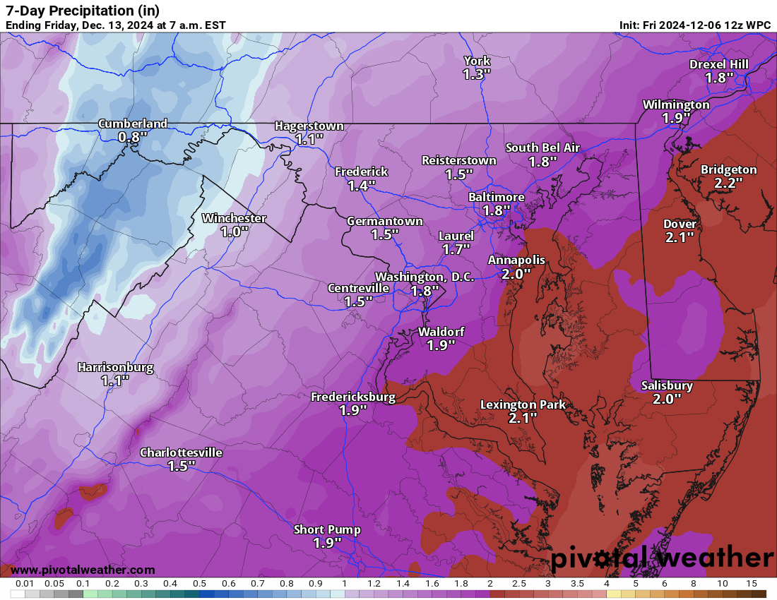 Loudoun County Weather Outlook for Friday, December 6, 2024 Loudoun